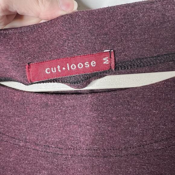 Cut Loose Dress Womens Medium Purple Long Sleeve Stretch Jersey‎ Casual - Picture 3 of 10